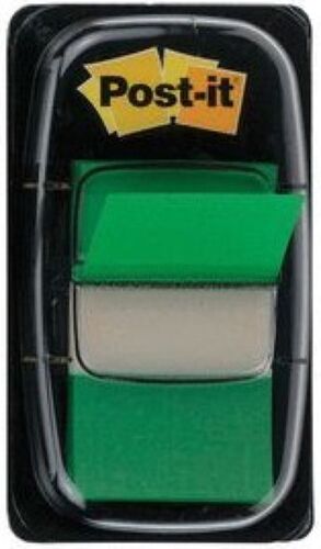 INDICES AUTOADHESIVOS EN ZIGZAG 680-1 VERDE 25.4X43.2MM