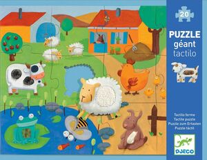 DJECO PUZZLE GEANT TACTILO OVEJA - VACA