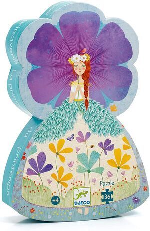 DJECO PUZZLE SILUETA PRINCESA PRIMAVERA