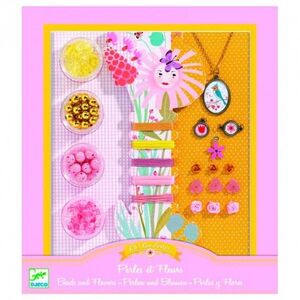 DJECO PULSERAS PERLAS Y FLORES