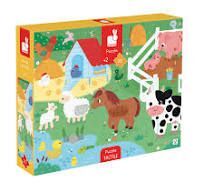 JANOD PUZZLE TACTIL LA GRANJA