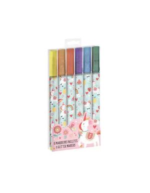JANOD CAJA 6 GLITTER MARKERS