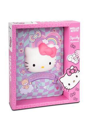 CCOL PACK CUARDENO B-6 SQUISHY  HELLO KITTY COLORFULL