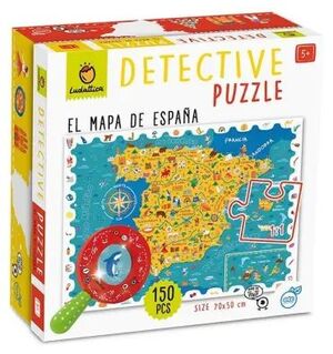 DETECTIVE PUZZLE MAPA DE ESPAÑA 150PZAS