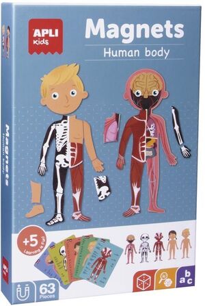  APLI MAGNETICO 63 PIEZAS EL CUERPO HUMANO