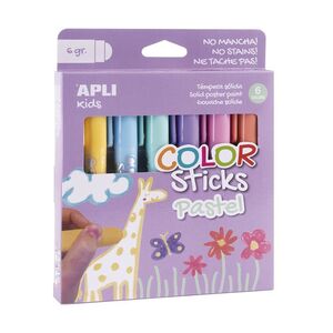 B.COLOR STICK COLORES SURT. PASTEL 6G 6U