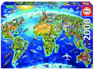  PUZZLE EDUCA 2000 PIEZAS SIMBOLOS DEL MUNDO