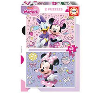 PUZZLE INFANTIL MINNIE 2X48 PIEZAS