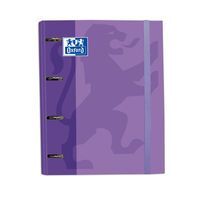 ARCHIVADOR EBINDER + RECAMBIO OXFORD A4 MORADO