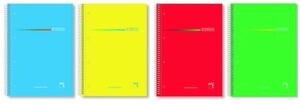 CUADERNO ESPIRAL A5 160H 70 GR CUADRICULA 5X5
