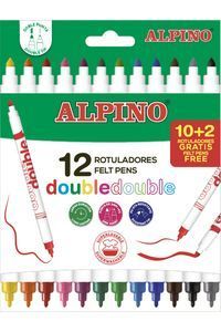 ROTULADORES DOBLE PUNTA 12, ALPINO