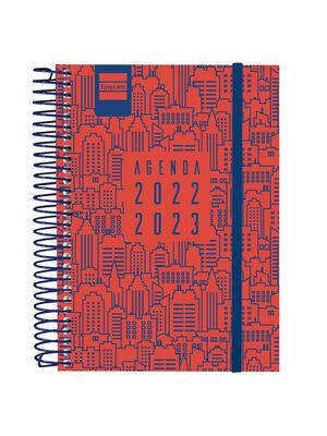 AGENDA ESCOLAR FINOCAM DP 1/8 CITY ROJO 22-23