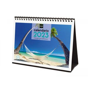 CALENDARIO FINOCAM SOBREMESA PAISAJES PARADISIACOS 2023