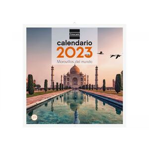 CALENDARIO FINOCAM PARED  30X30 MARAVILLAS DELMUNDO 2023