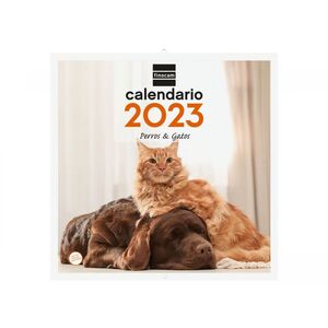 CALENDARIO FINOCAM PARED  30X30 PERROS Y GATOS 2023
