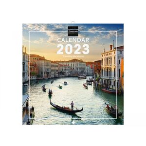 CALENDARIO FINOCAN WALL 18X18 TRAVELING INTL 2023