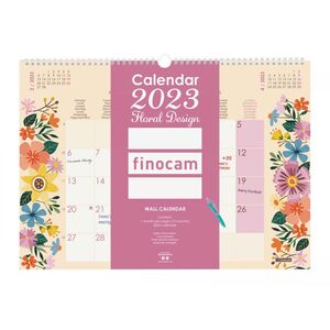 CALENDARIO FINOCAM FLORAL INTL DESING L 2023