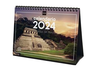 FINOCAM CALENDARIO SOBREMESA  MARAVILLAS DEL MUNDO 2024