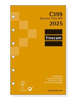 FINOCAM RECAMBIO AGENDA  603 SVH C399 2025