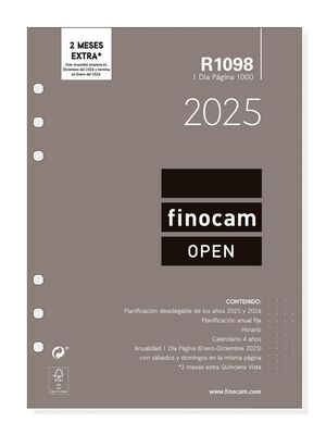 FINOCAM RECAMBIO AGENDA DP  R1098