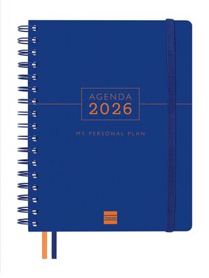 AGENDA ESCOLAR 25/26 TEMPUS 1/4 SVH AZUL