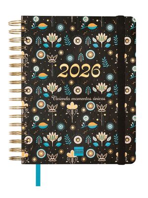 AGENDA ESCOLAR 25/26 VITAE 1/4 SVH NEGRO