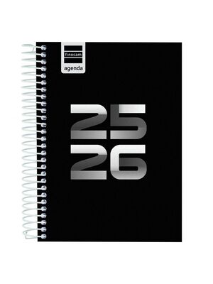 AGENDA ESCOLAR 25/26 COOL 1/8 DP NEGRO