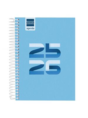 AGENDA ESCOLAR 25/26 COOL 1/8 DP AZUL