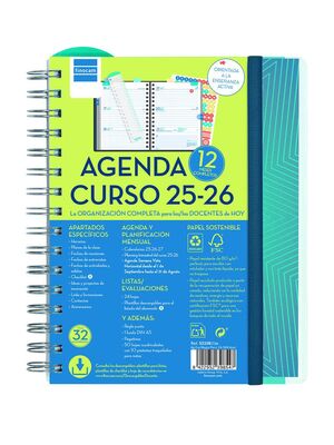 AGENDA ESCOLAR 25-26 MAGIS PERS AZUL 1/4 SVH