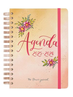 AGENDA ESCOLAR 25/26 THE FLOWER E-10 DP ROSA