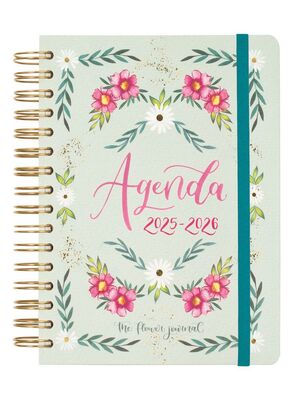 AGENDA ESCOLAR 25/26 THE FLOWER E-10 DP VERDE