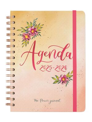 AGENDA ESCOLAR 25-26 THE FLOWER E-10 SVH ROSA