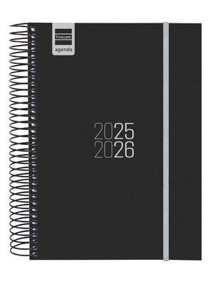 AGENDA ESCOLAR 25/26  ESPIR E-10 DP NEGRO