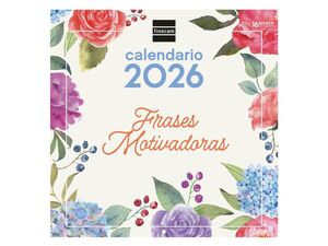 2026 * CALENDARIO PARED 30X30 FRASES MOTIVADORAS