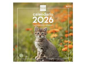 CALENDARIO PARED 30X30 GATITOS 2026