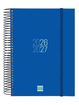 26 / 27 * AGENDA ESPIRAL E10 1DP AZUL