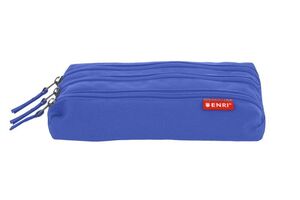 ENRI * ESTUCHE ENRI 3 CREMALLERAS AZUL