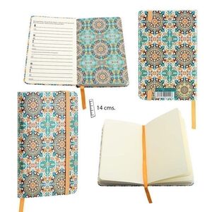 LIBRETA CON NGOMA A-6 JAVIER AZULEJO VERDE