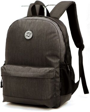 MOCHILA BASICA NEGRO LISA KUKUXUMUSU 42X37X18 NO ADAPTABLE