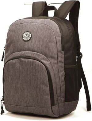 MOCHILA TRIPLE GRIS LISA KUKUXUMUSU 42X37X18 NO ADAPTABLE