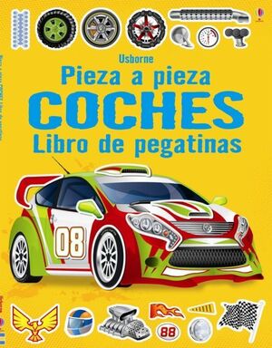 LIBRO PEGATINAS COCHES PIEZA A PIEZA
