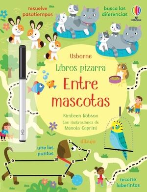 ENTRE MASCOTAS LIBRO PIZARRA