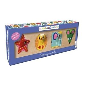 PUZZLE MADERA FORMAS Y ANIMALES AUZOU  FERAN