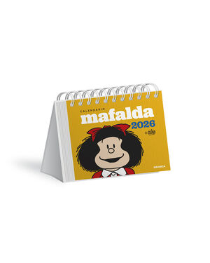 CALENDARIO ESCRITORIO 2026 - MAFALDA  (AMARILLO)