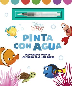 PINTA CON AGUA:DESCUBRE LOS COLORES¡PINTANDO SOLO