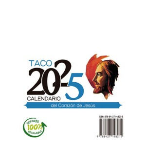 TACO CALENDARIO SAGRADO CORAZON 2025 - MESA CON SO
