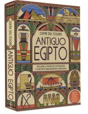 ANTIGUO EGIPTO COFRE DEL TESORO.