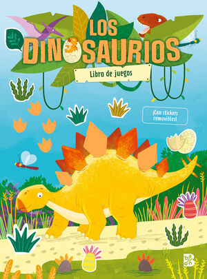 LOS DINOSAURIOS - LIBRO DE JUEGOS CON STICKERS