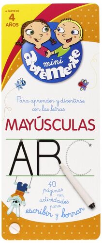 ESCRIBIR Y BORRAR:MAYUSCULAS.(MINI ABREMENTE)