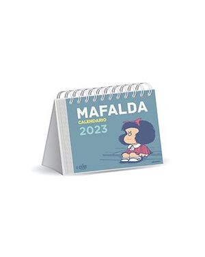 CALENDARIO 2023 - MAFALDA - ESCRITORIO-AZUL CLARO